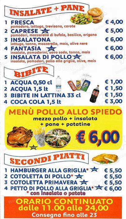 Menu di American Pizza 