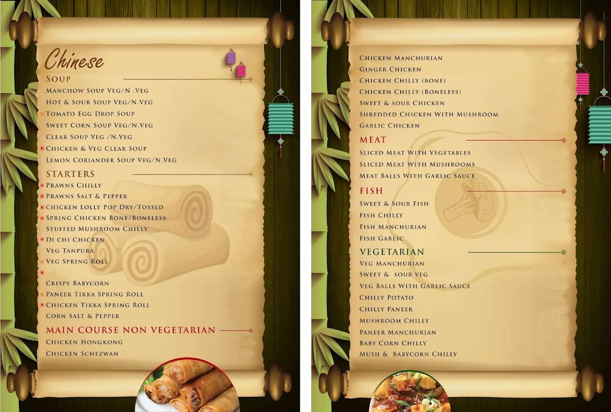 Amrapali Cafe menu