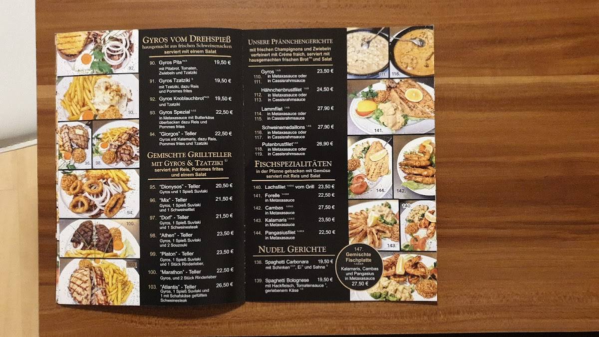 Menu de Atlantis Restaurant