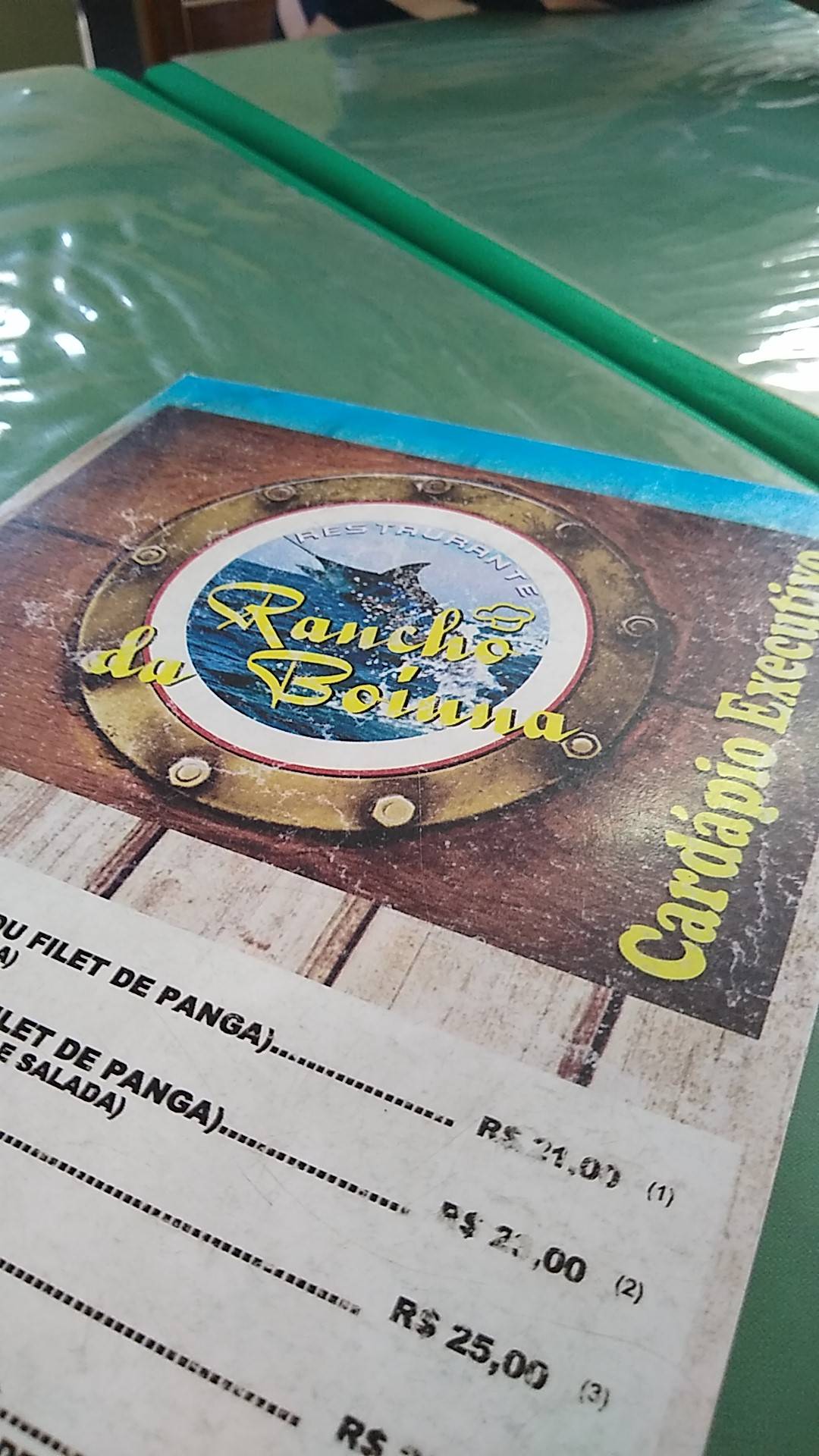 Bar e Restaurante Rancho da Boiúna / Rancho do Peixe cardápio
