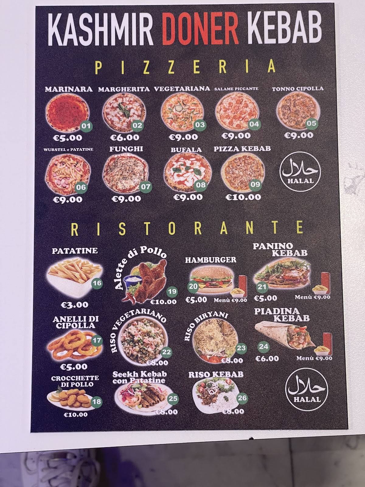 Menu di Best kebab pizza 