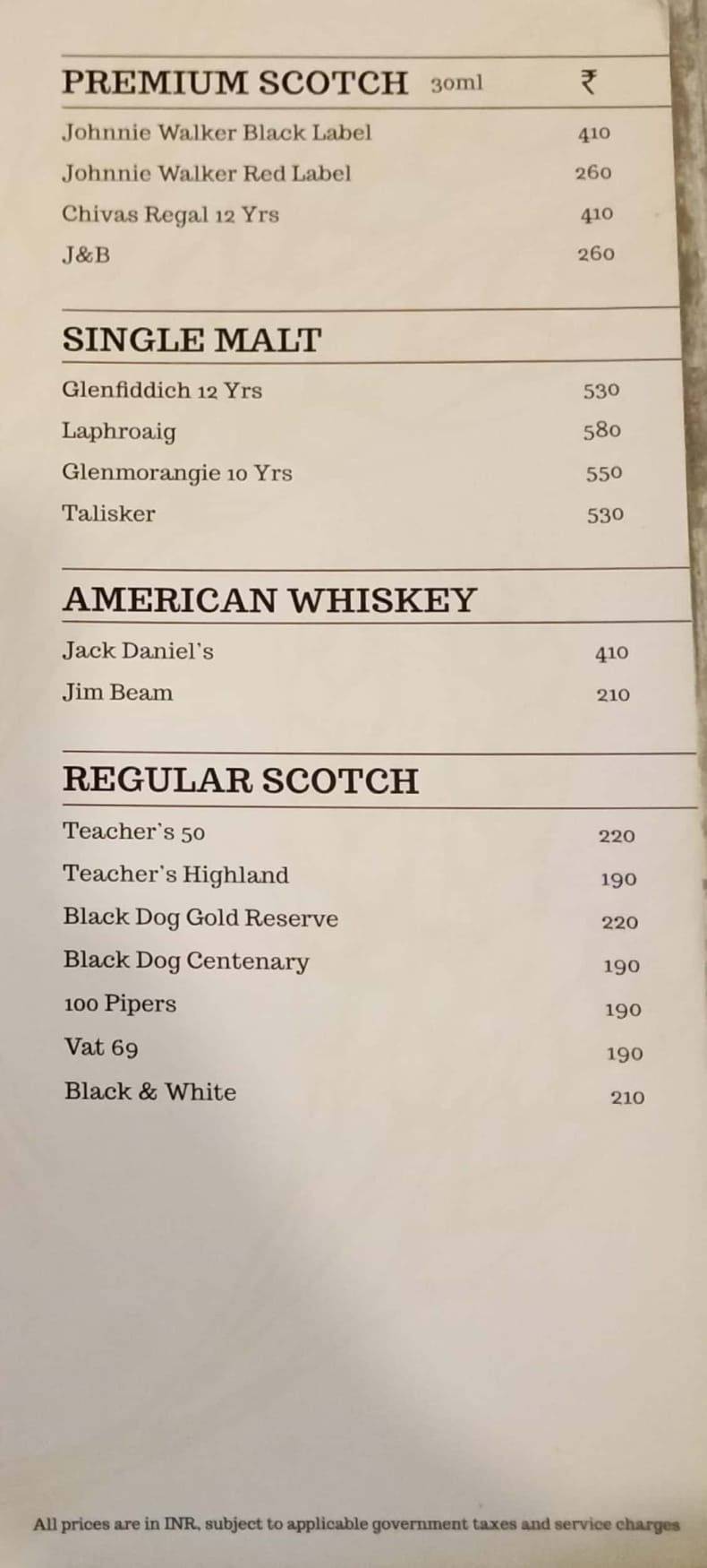 Beyond-Wine & Dine menu