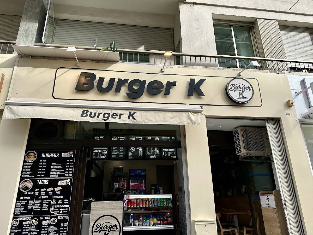 Menu de Burger K