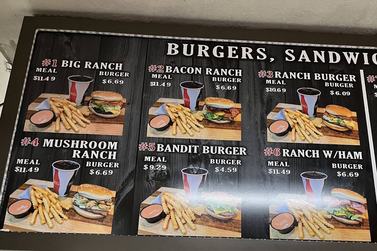 Menu At Burger Ranch Of Selah Restaurant Selah 9 S 1st St