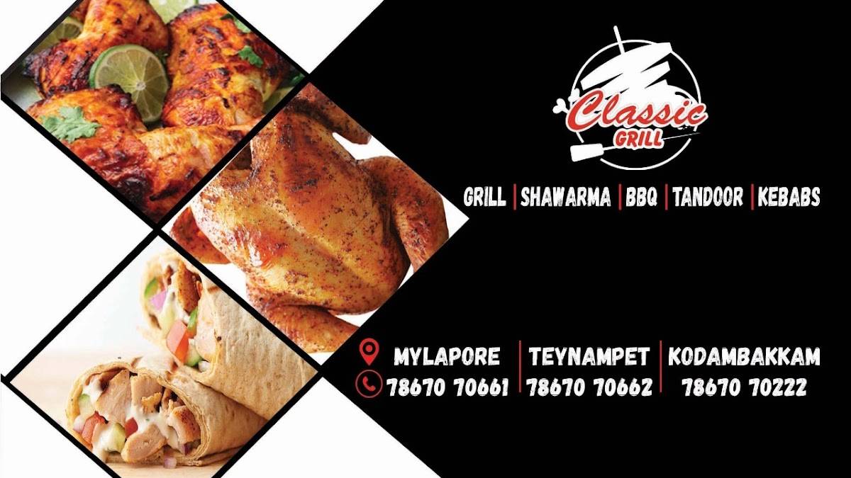 CLASSIC GRILL menu