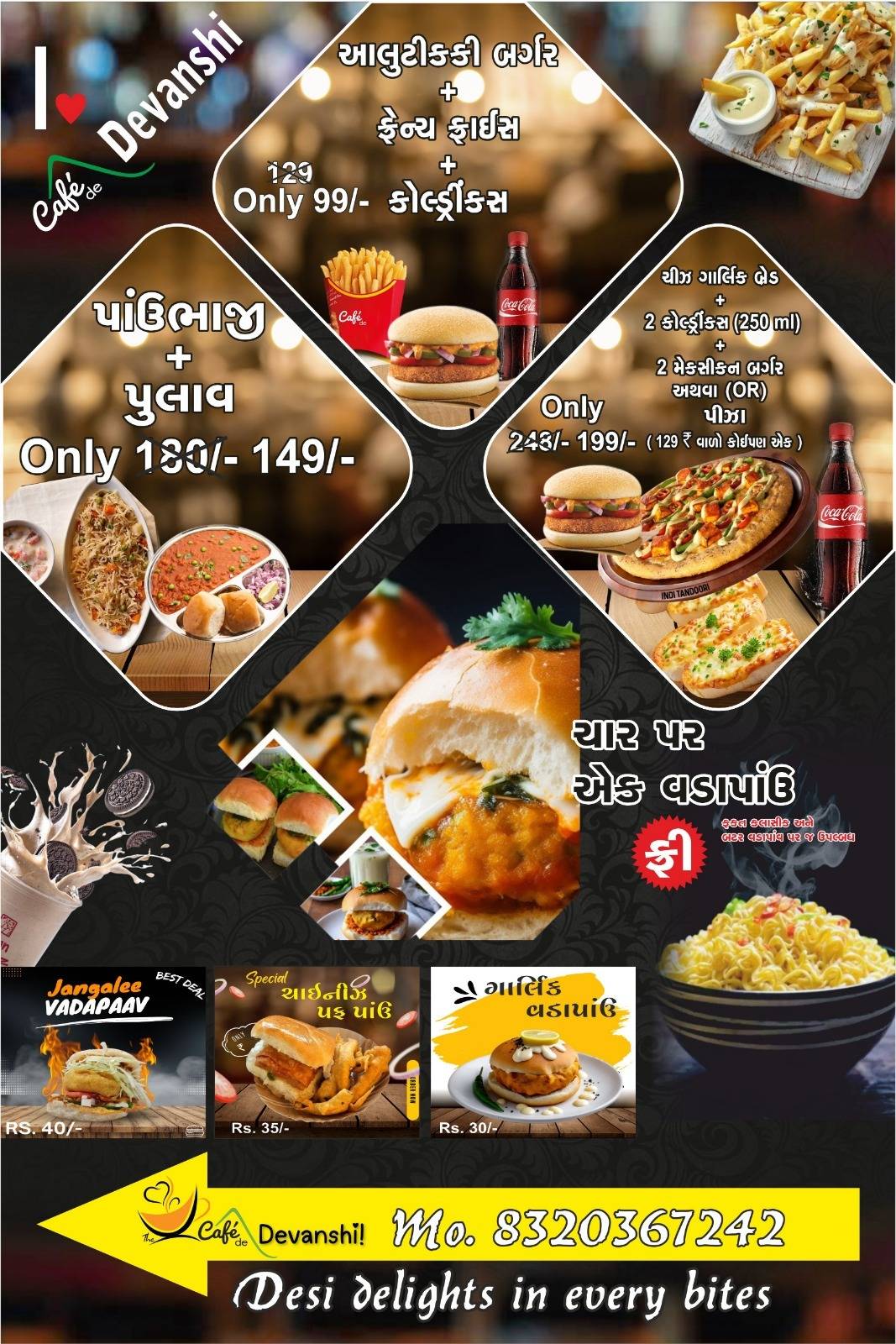 Cafe De Devanshi menu