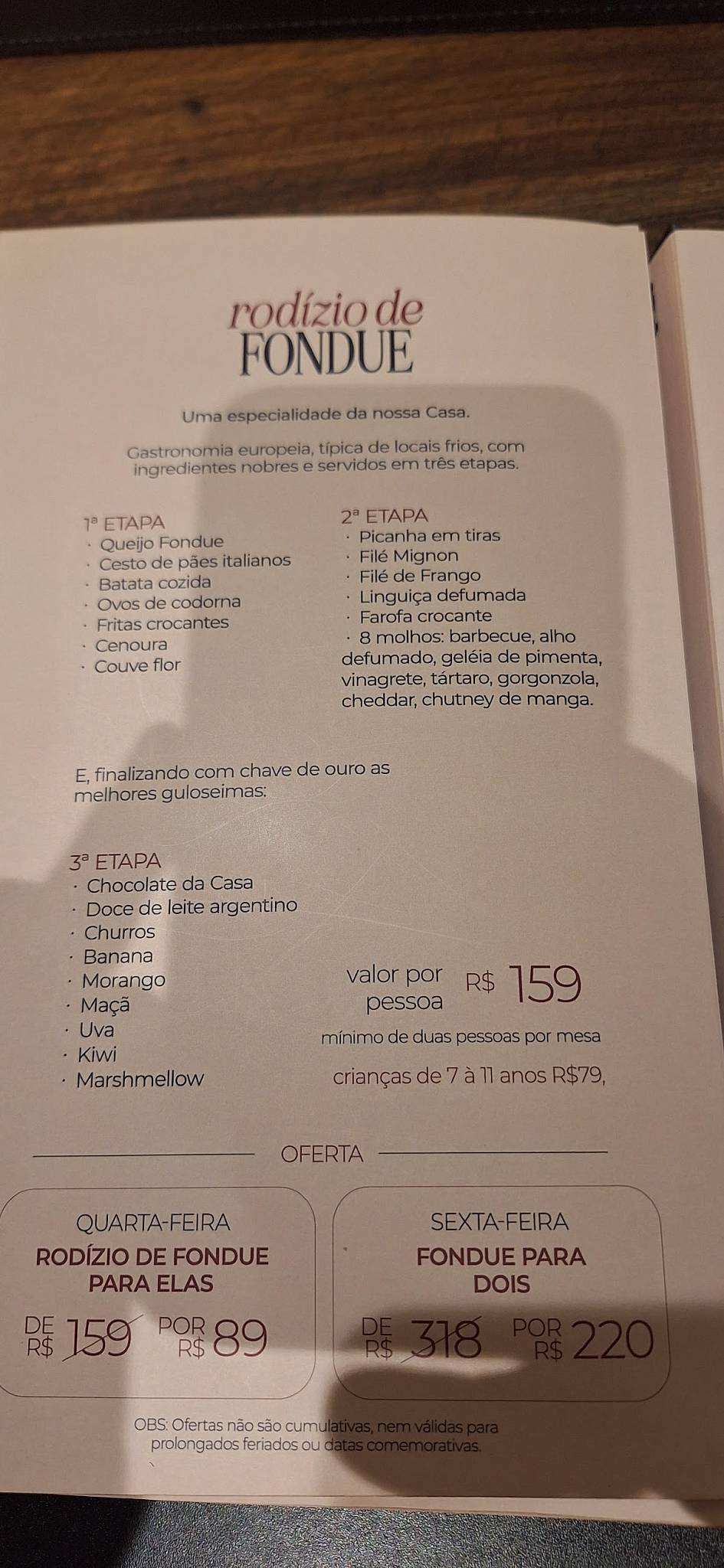 Casa da Picanha Penedo cardápio