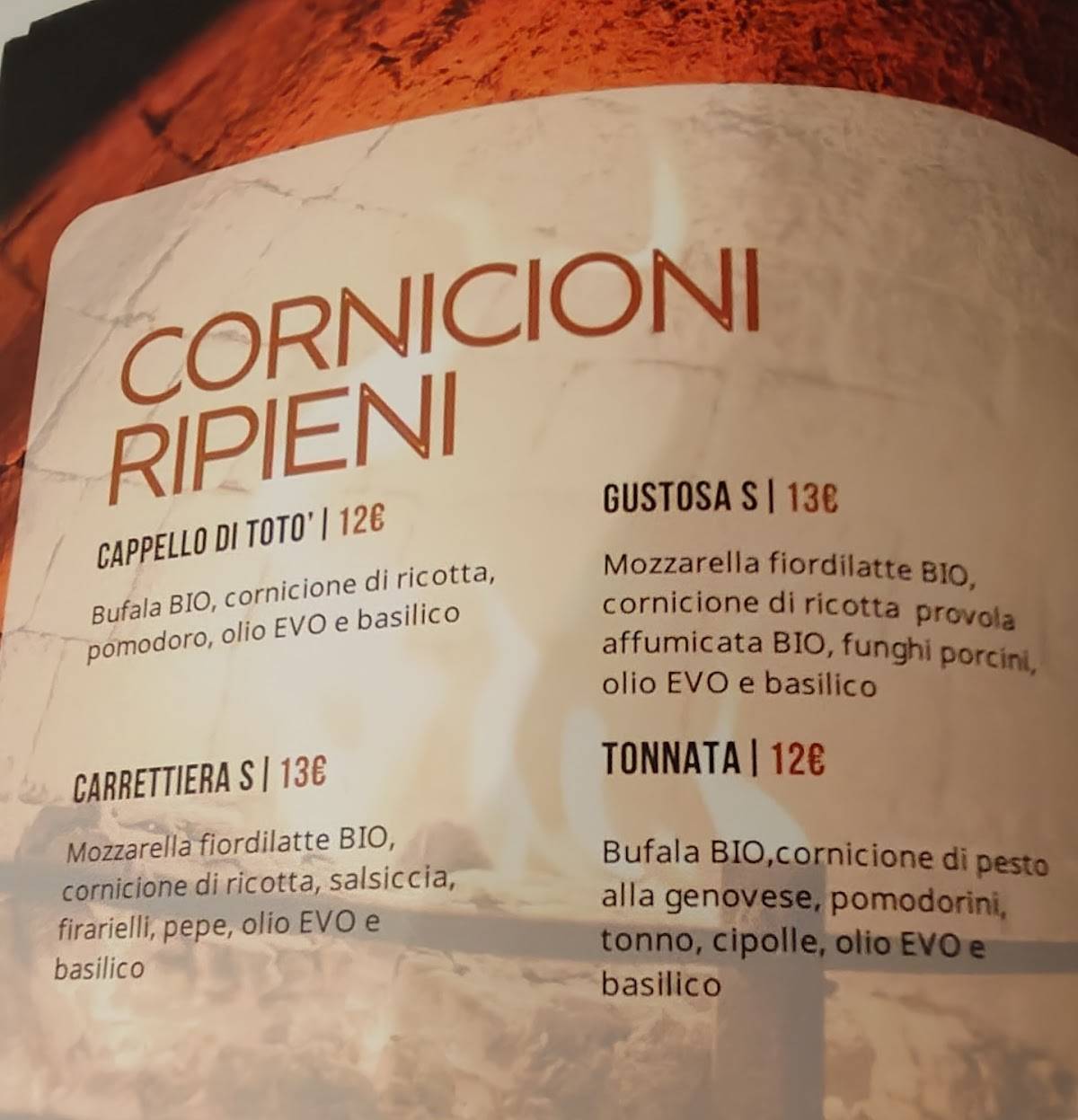 Menu di Croce Bianca 