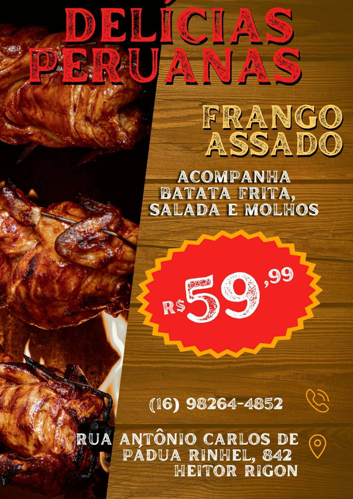 Delicias Peruanas cardápio