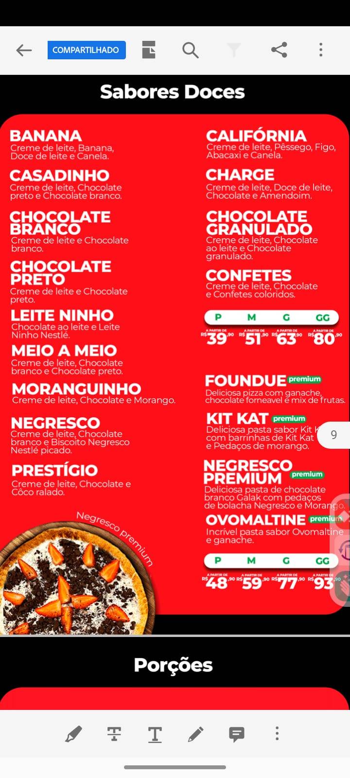 Di Roma Pizza cardápio