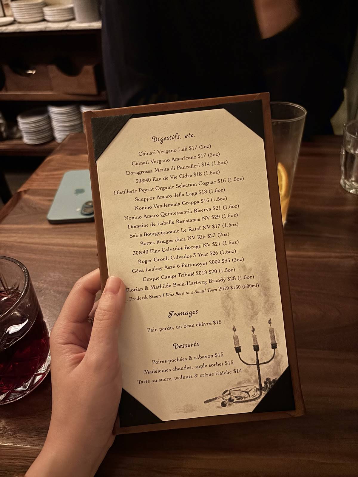 Menu de Dreyfus