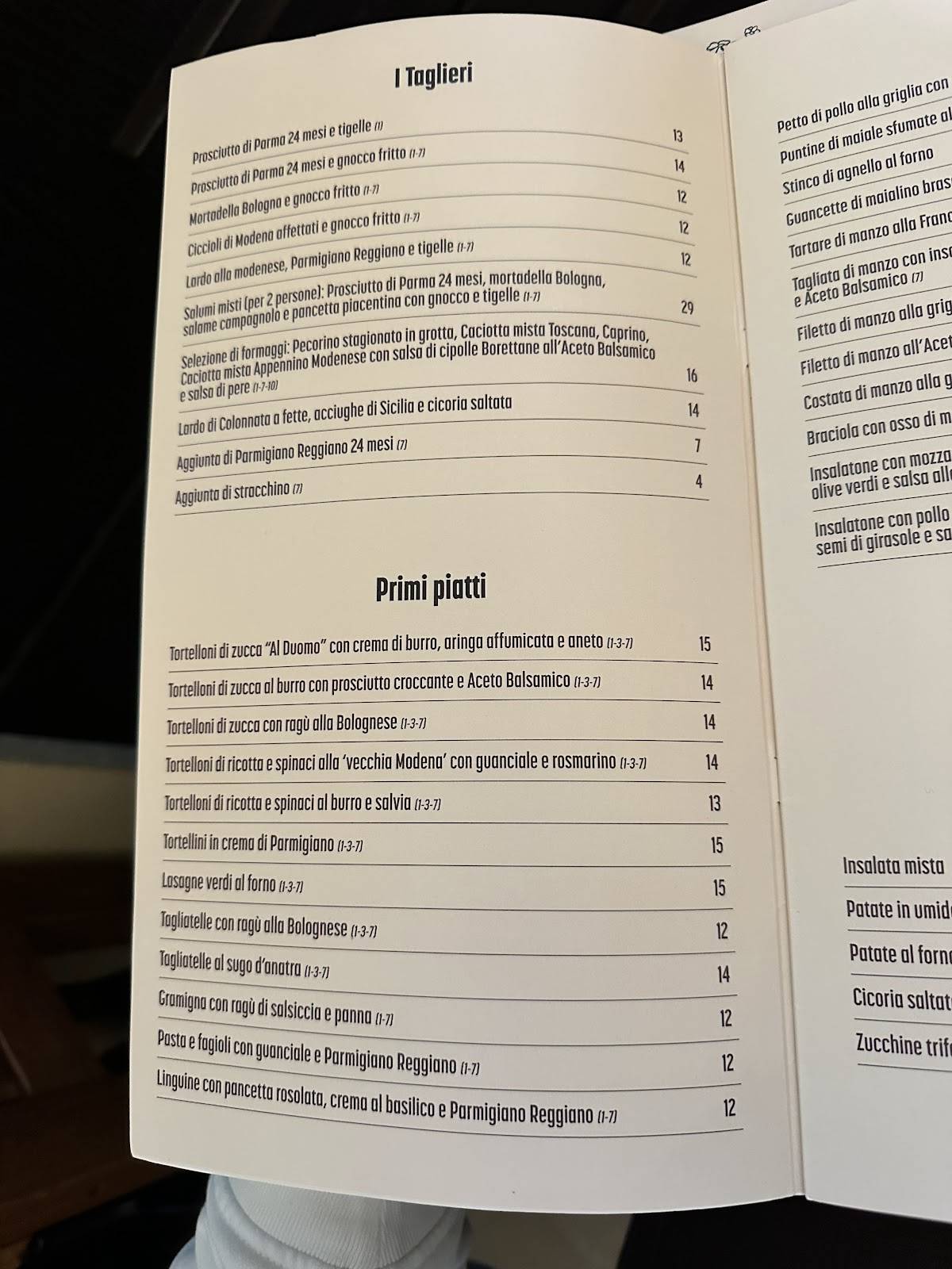Menu di Enoteca Al Duomo 