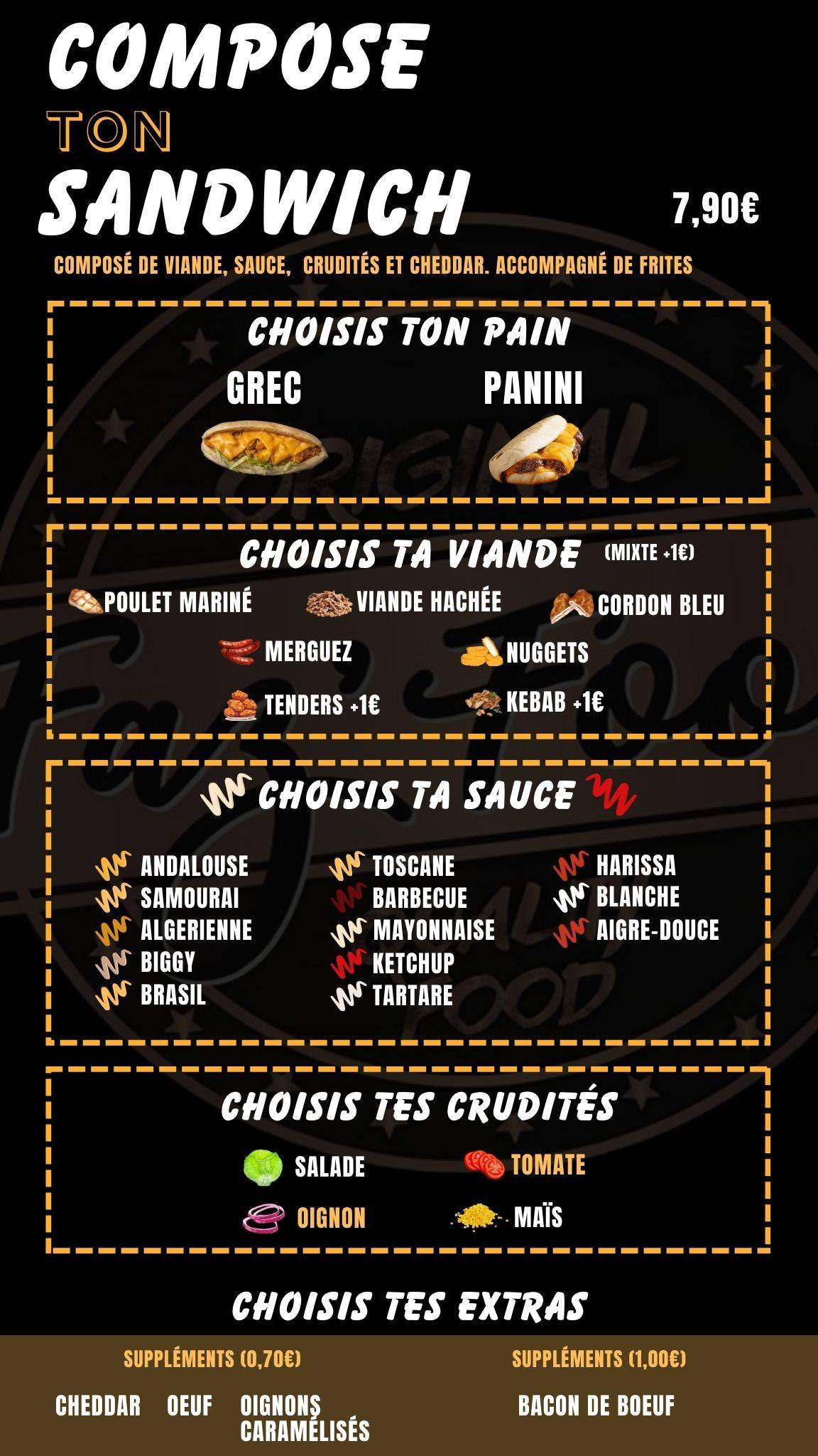 Menu de Faz Food