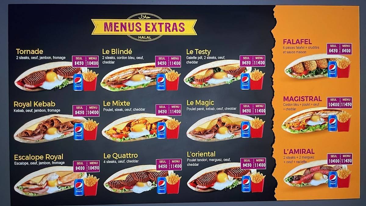 Menu de Restaurant For Time