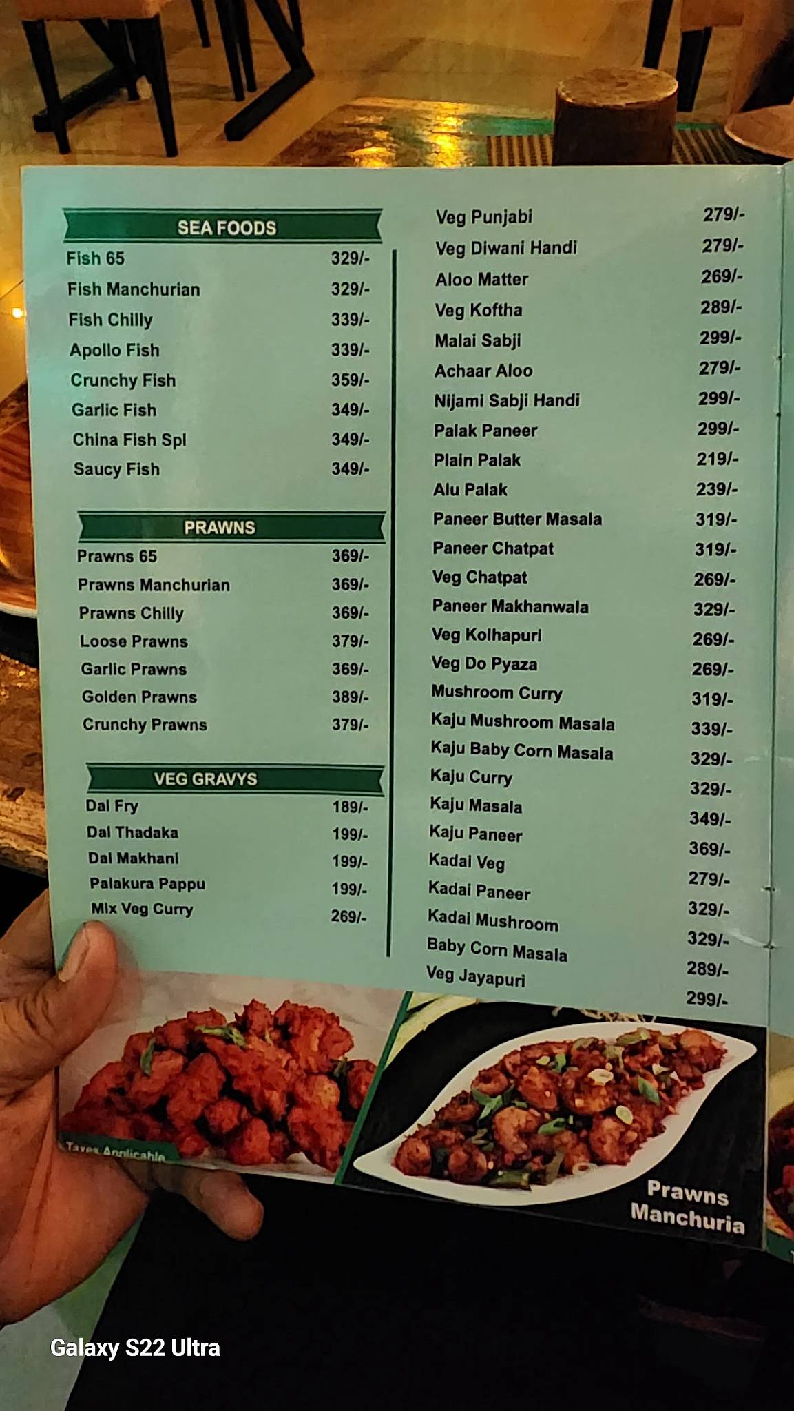 Foresta ( cafe and restaurant ) menu
