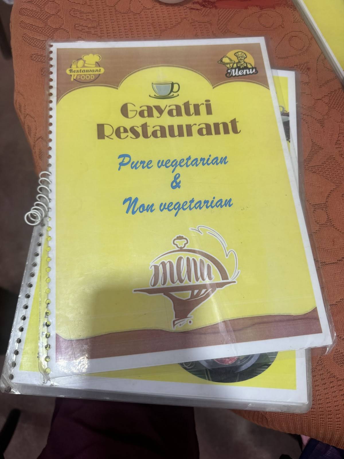 Gayatri Restaurant menu