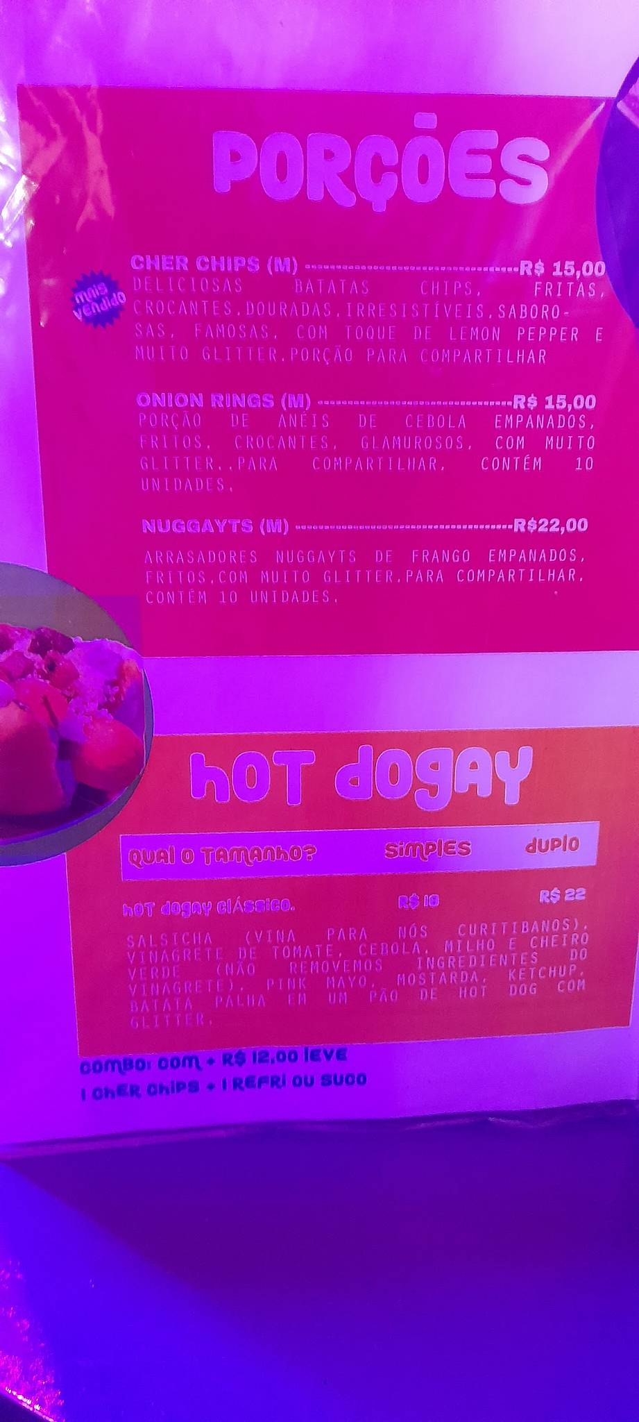 Hamburgay cardápio