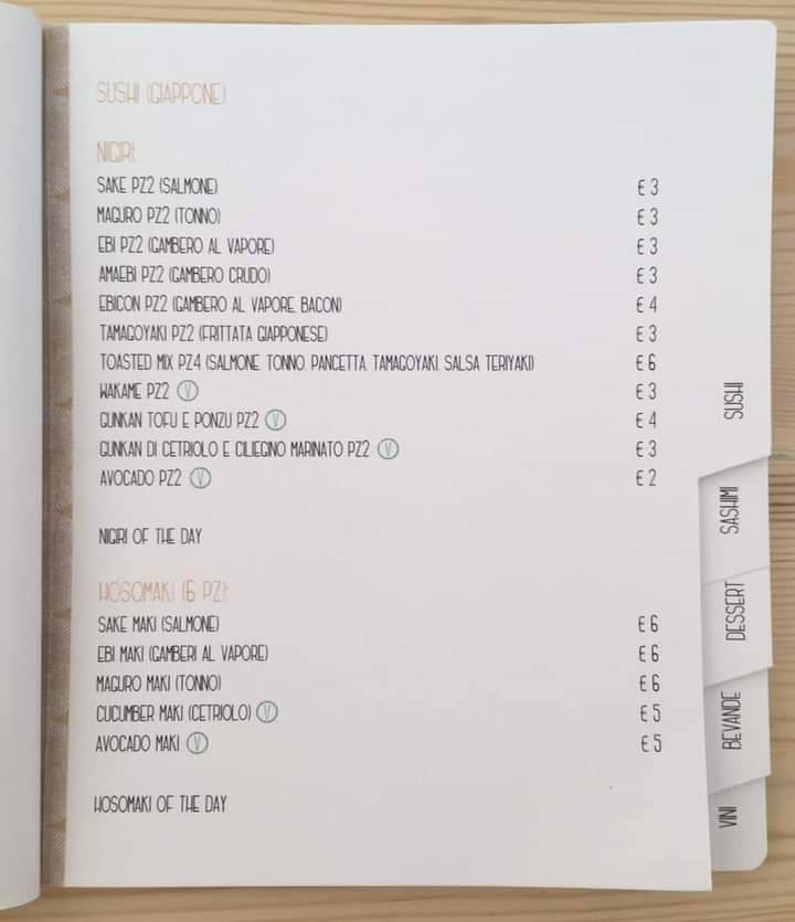 Menu di Hokra 