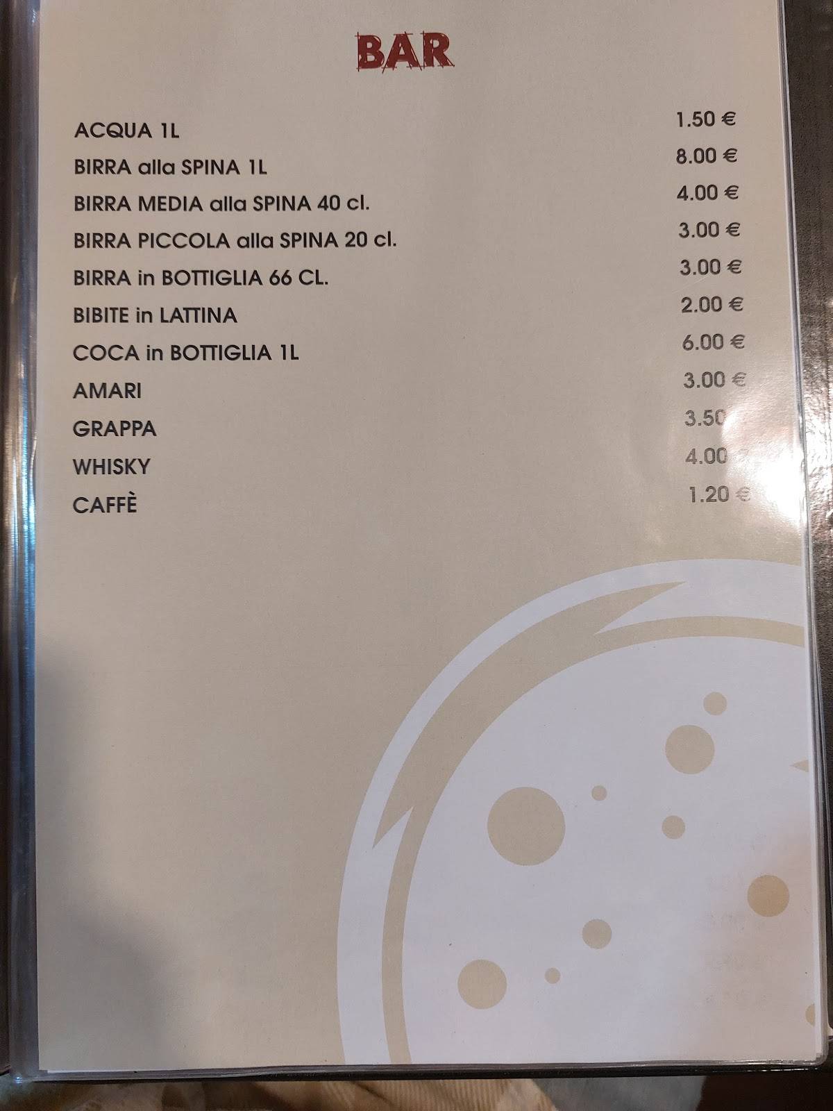Menu di Il Pizzavendolo 2 