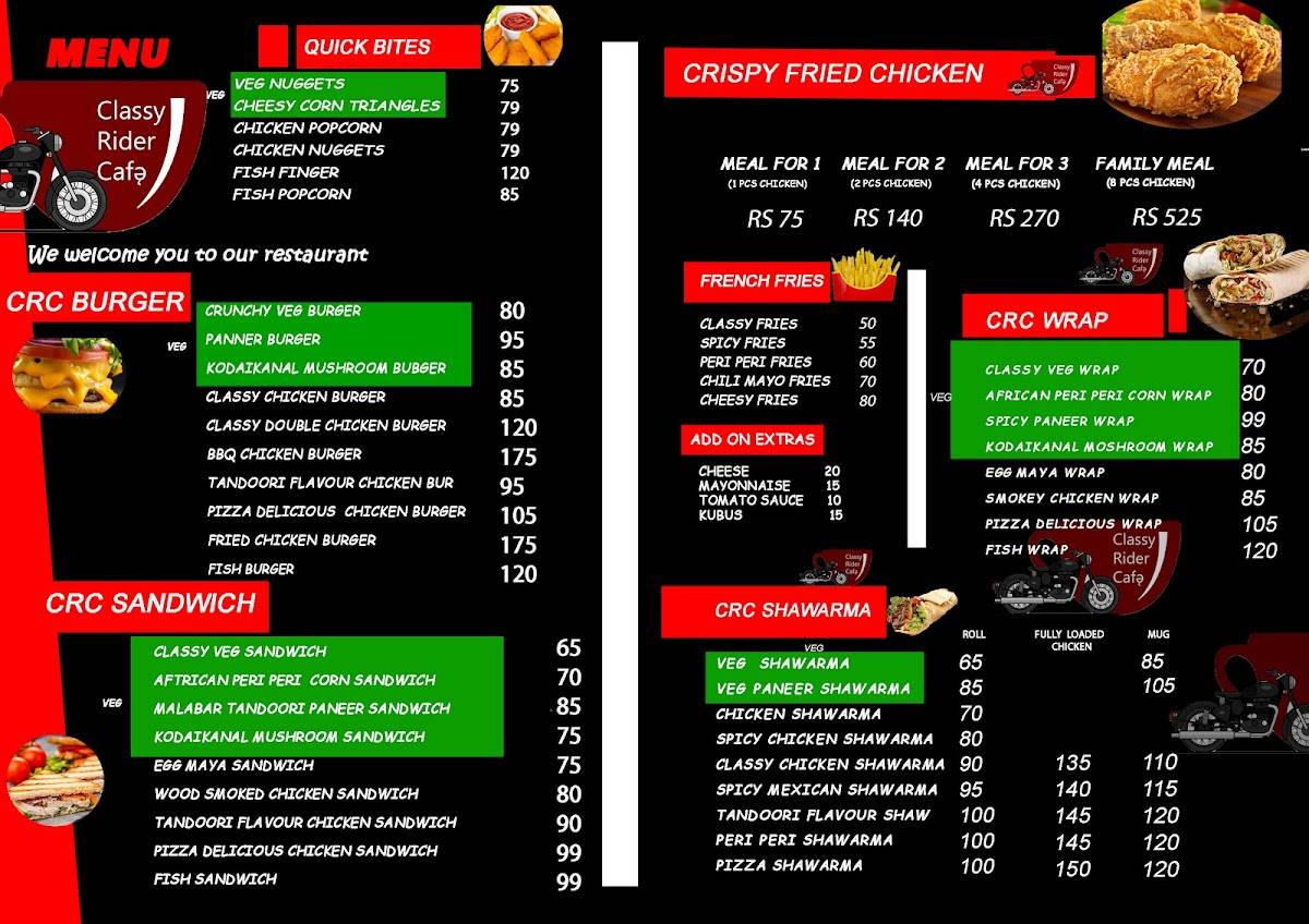 John's Cafe & Dryfruits (family restaurant) menu