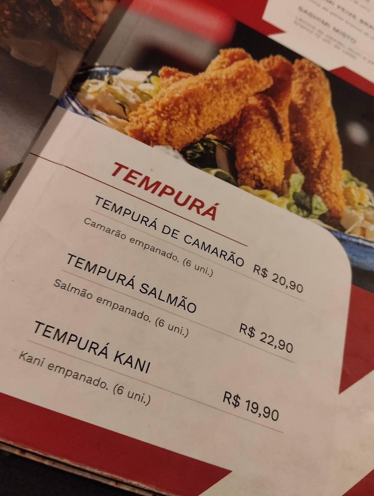 Kanpai Sushi Lounge cardápio