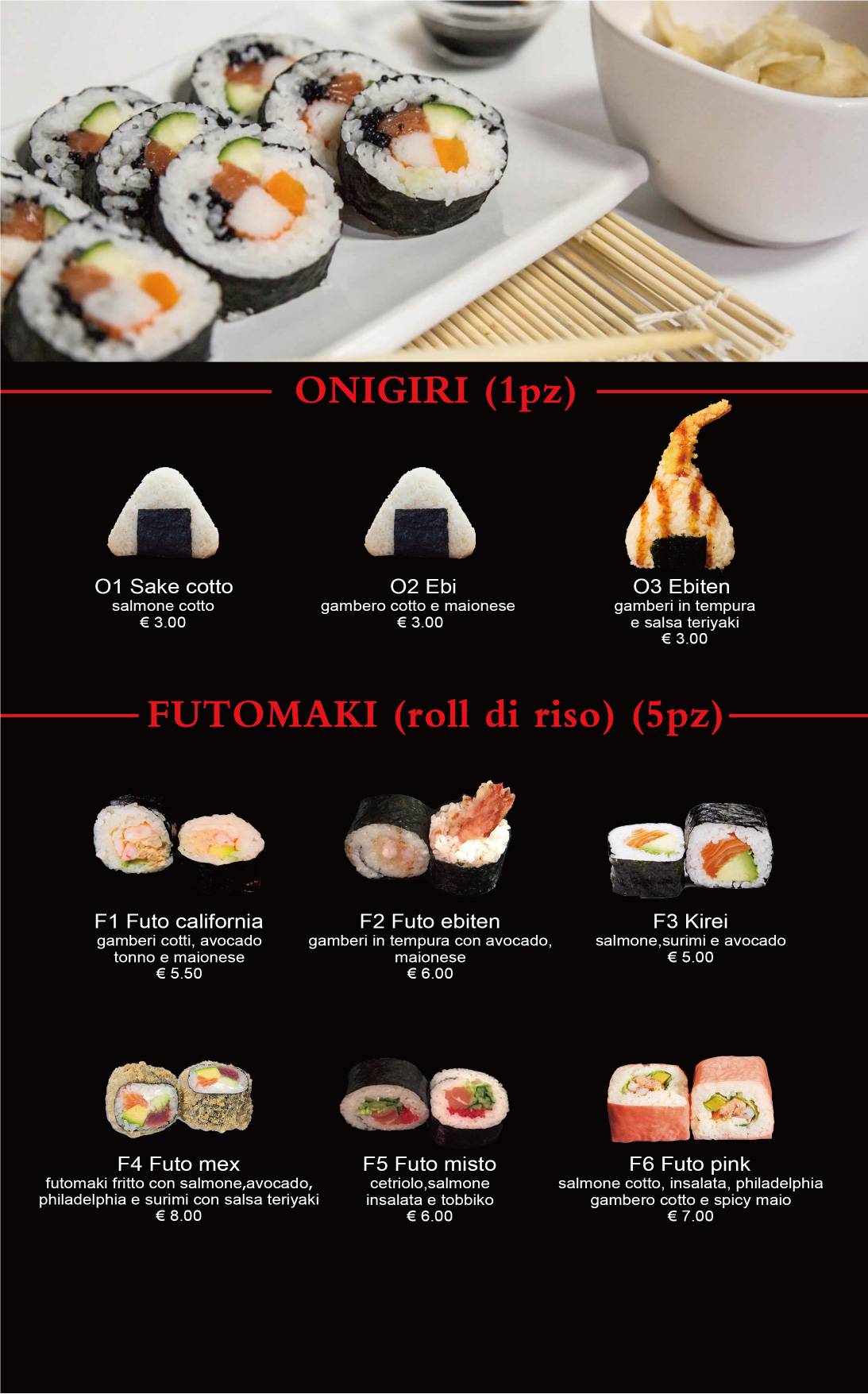 Menu di King Sushi 
