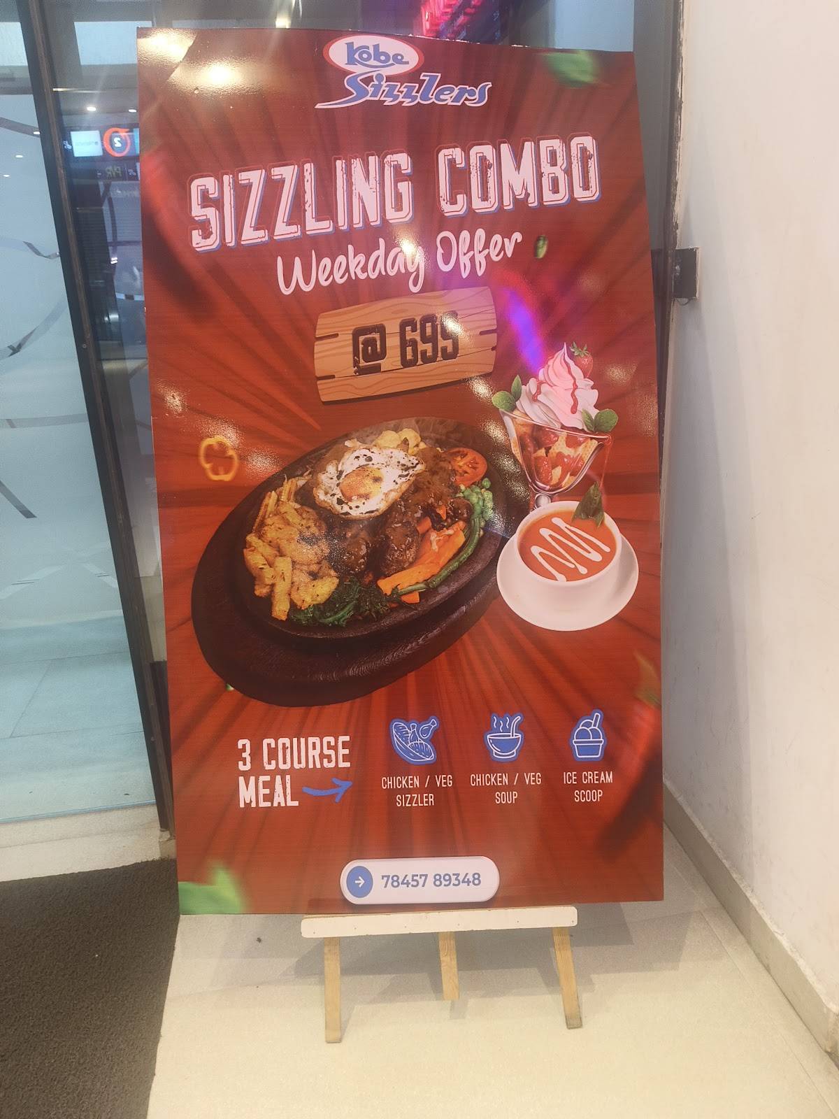 Kobe Sizzlers menu