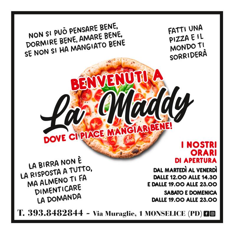 Menu di La Maddy 
