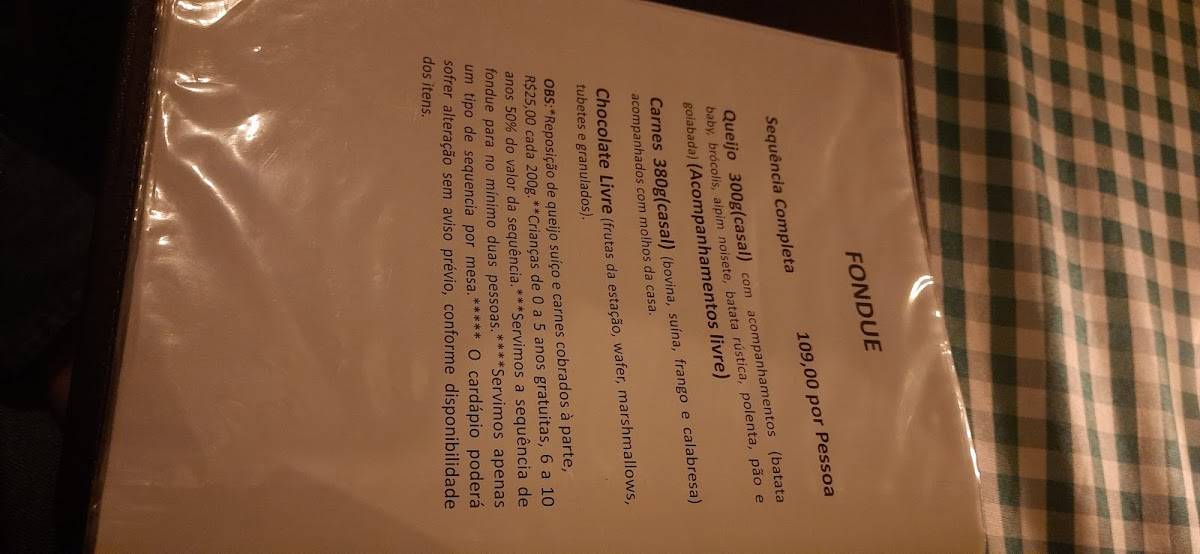 La Stalla Restaurante cardápio