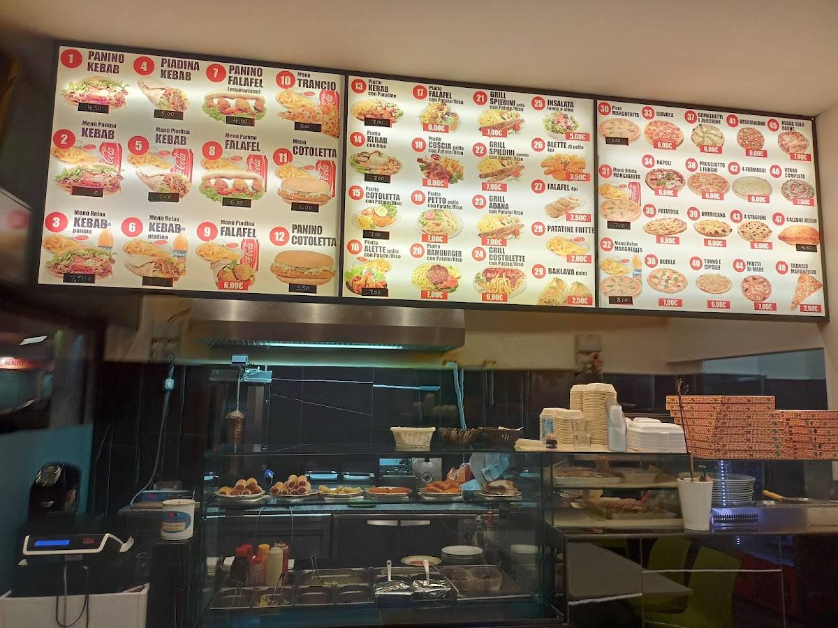 Menu da La stella pizzeria e kebab, Monza