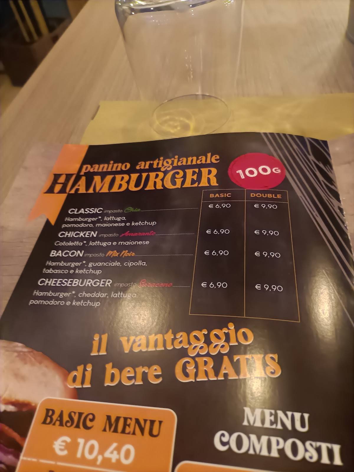 Menu di Pizzeria Longevia Viareggio 
