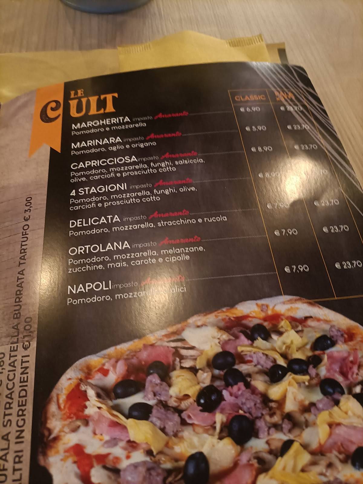 Menu di Pizzeria Longevia Viareggio 