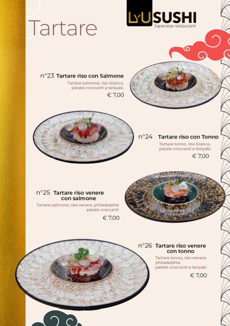 Menu di LyU Sushi Experience 