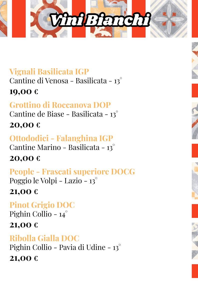 Menu di MANGIO la cucina come a casa 