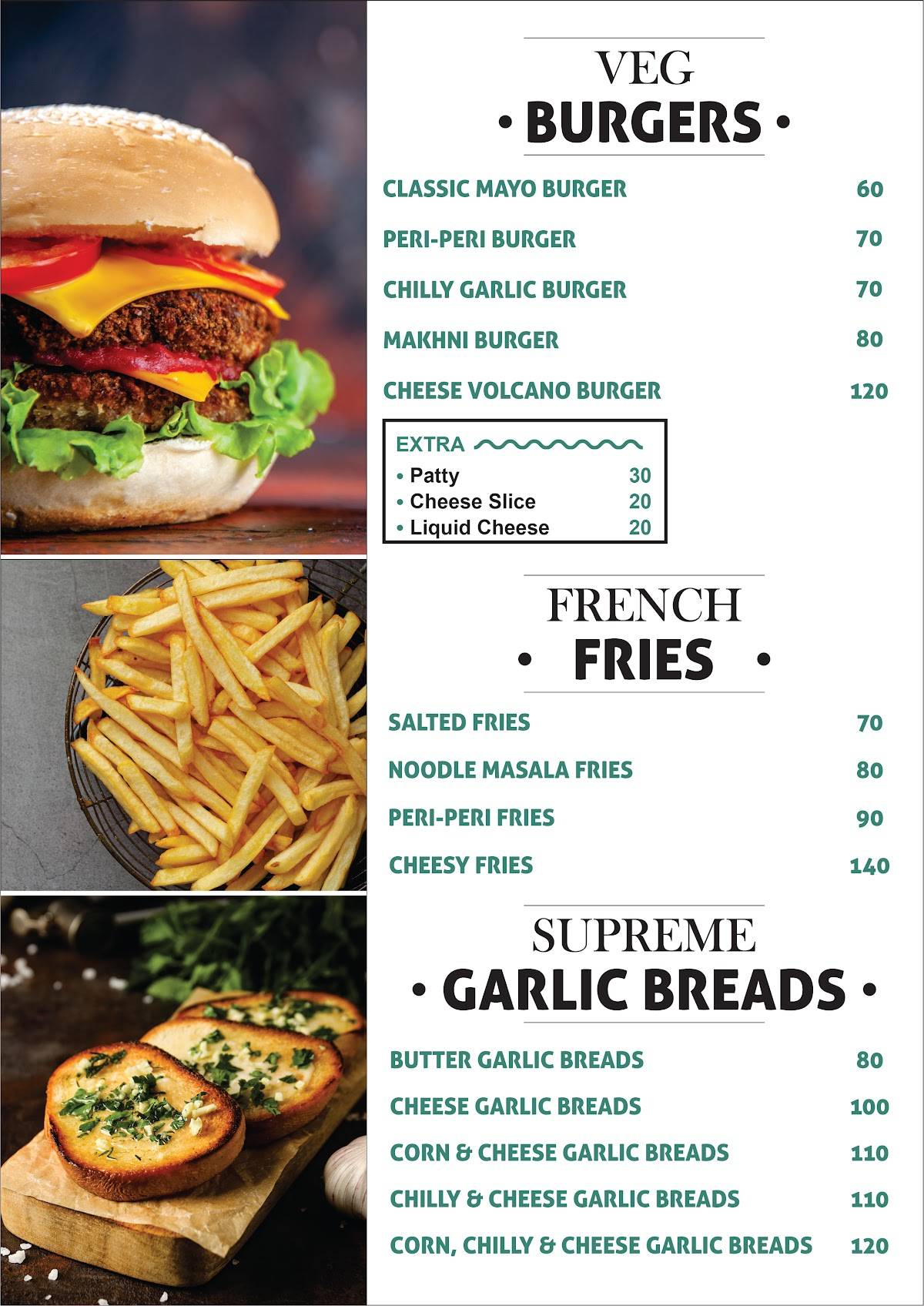 CAFE MIZAAN menu