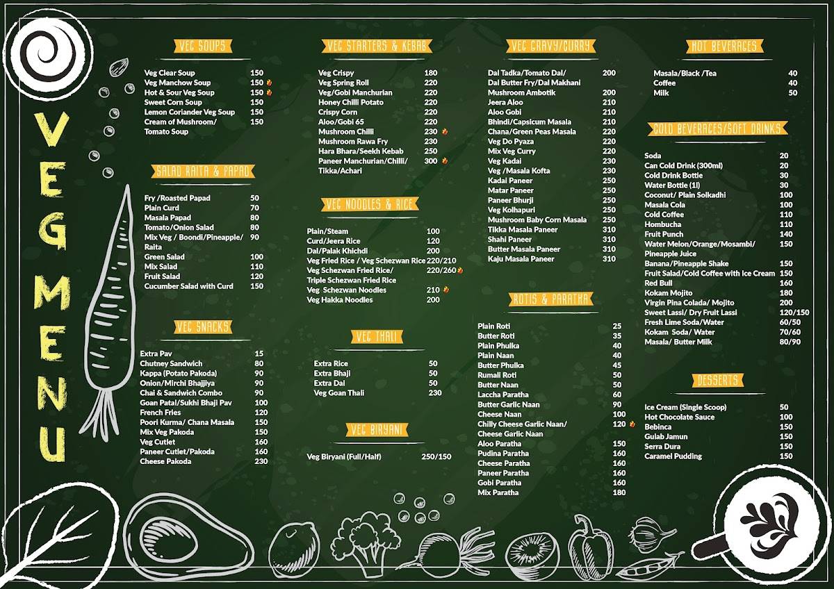 Mamma's Corner - Multi-Cuisine Restaurant menu