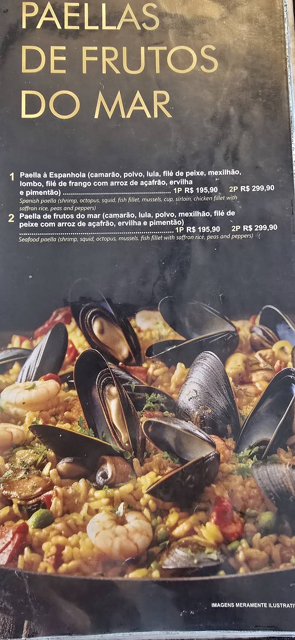 Maxim's Rio cardápio