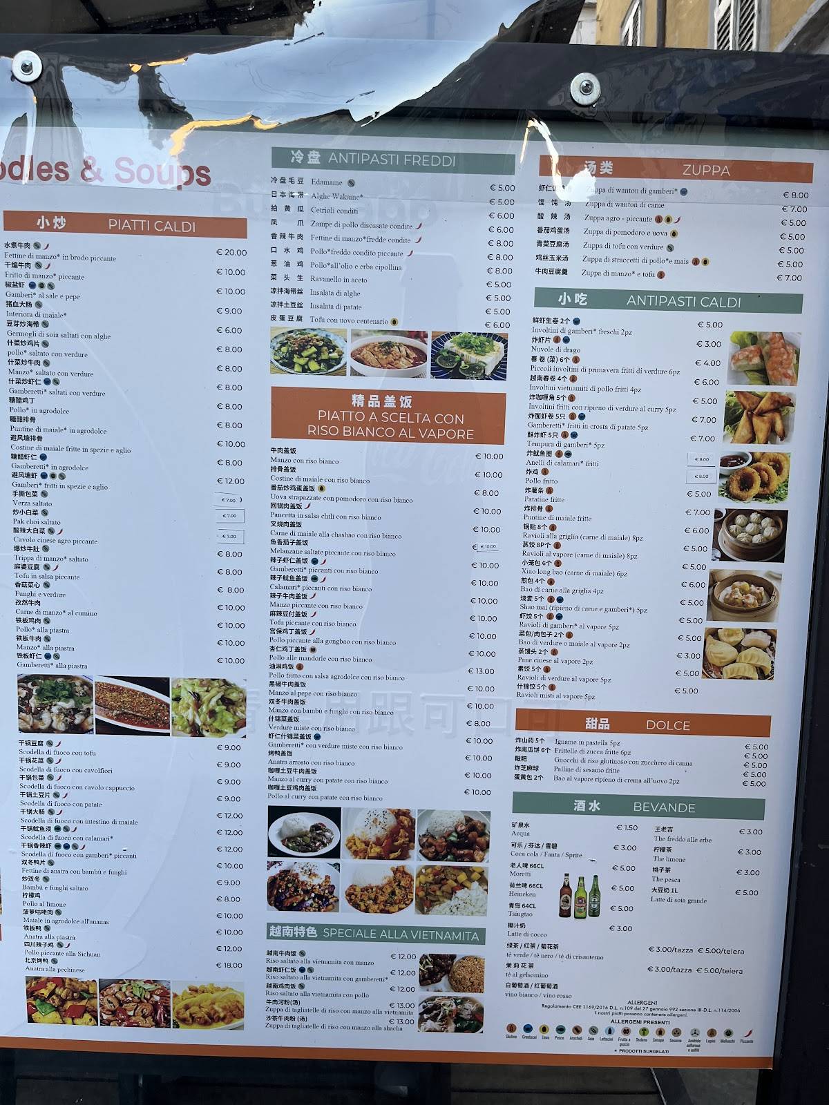 Menu di Noodles & Soups 