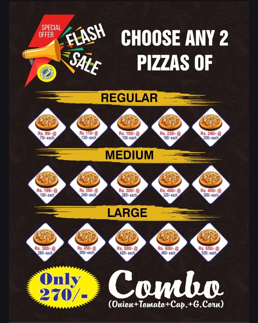 Omkara Pizza place menu