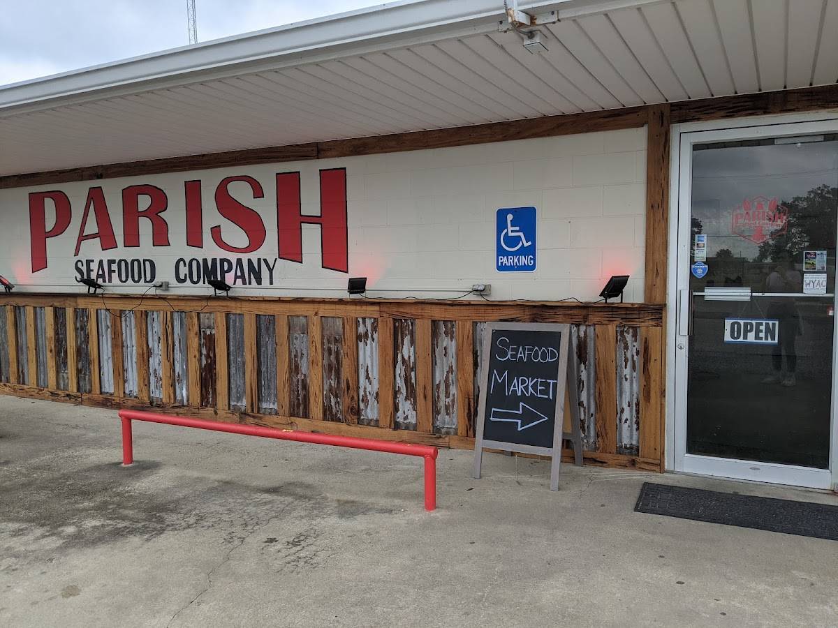Menu at Parish Seafood Company restaurant, Welsh