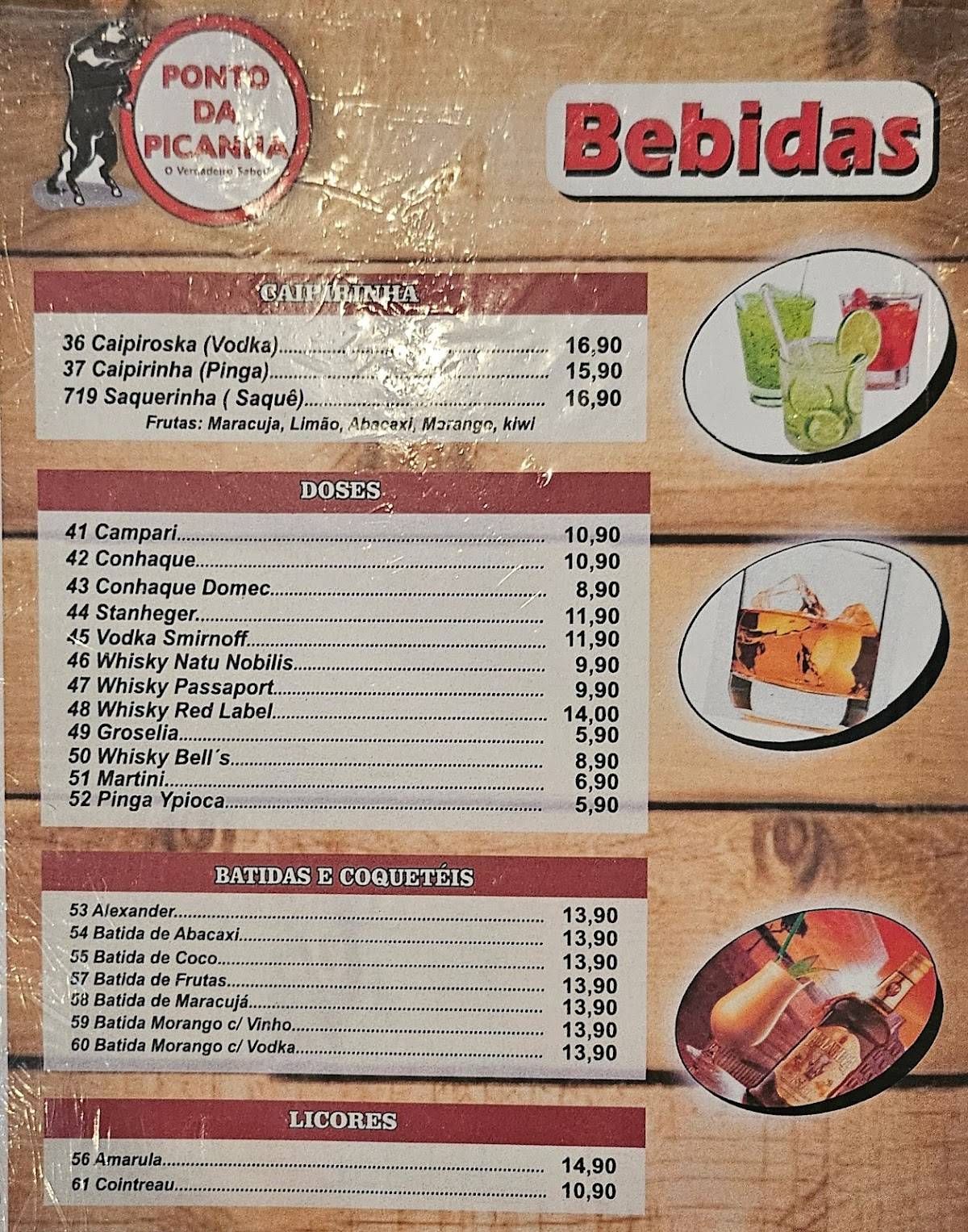 Ponto da Picanha cardápio