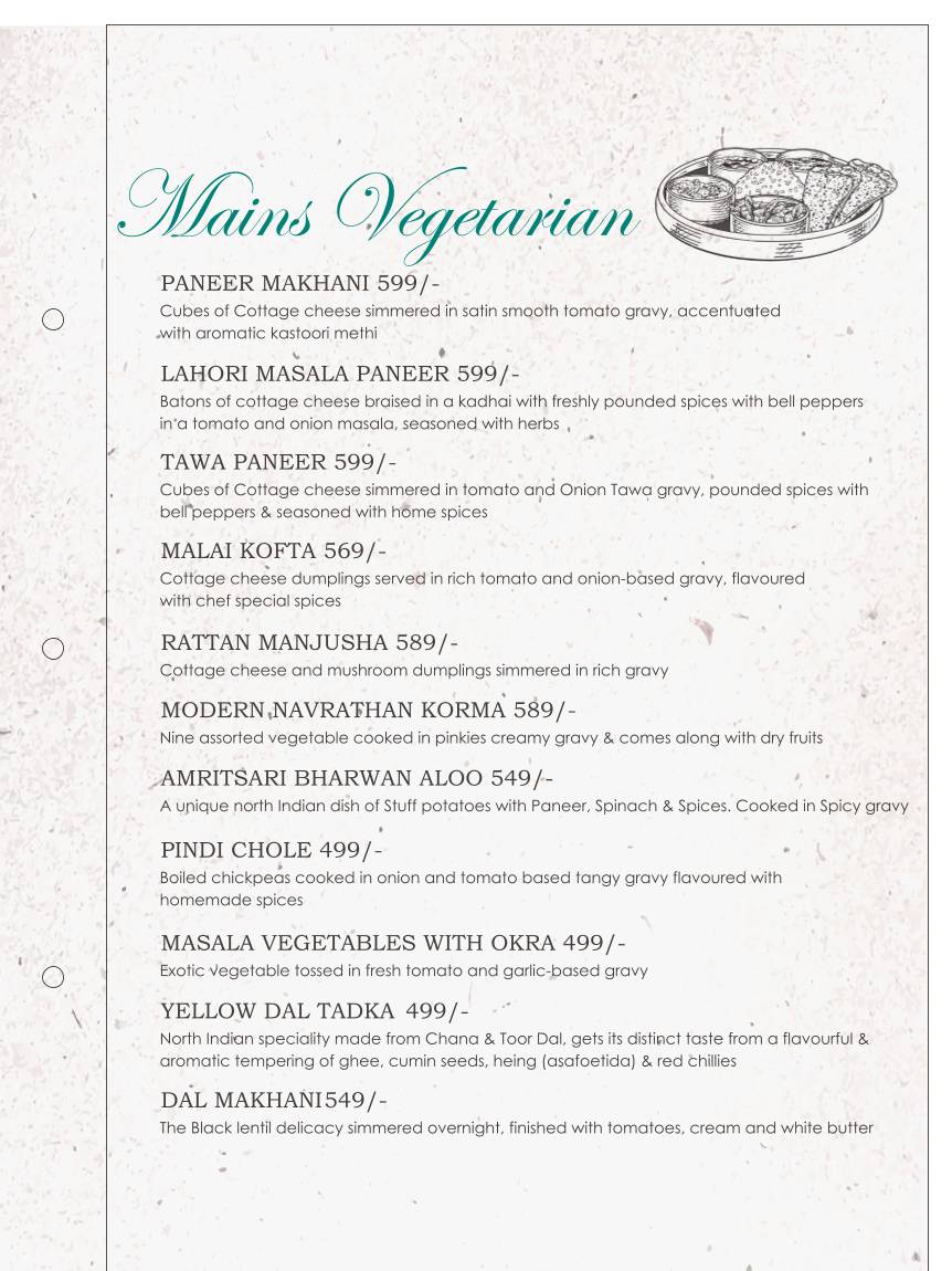 Punjabi By Nature menu