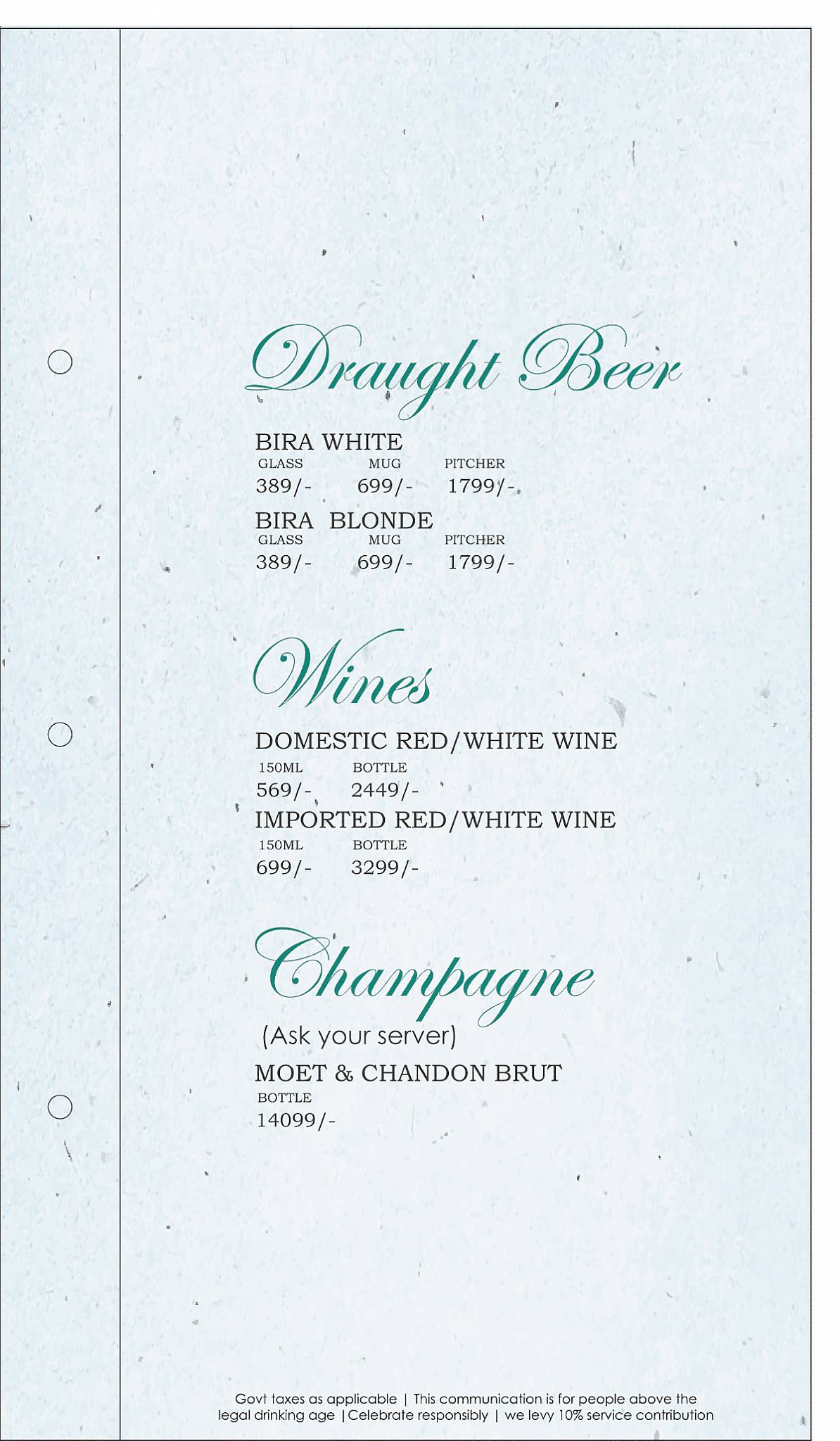 Punjabi By Nature menu