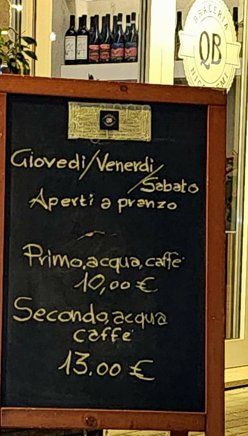 Menu di Ristorante QB Braceria 