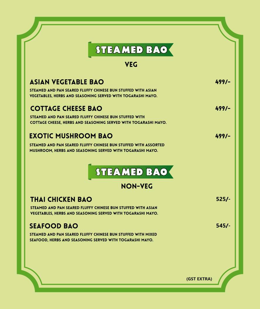 ROYALE ASIAN menu