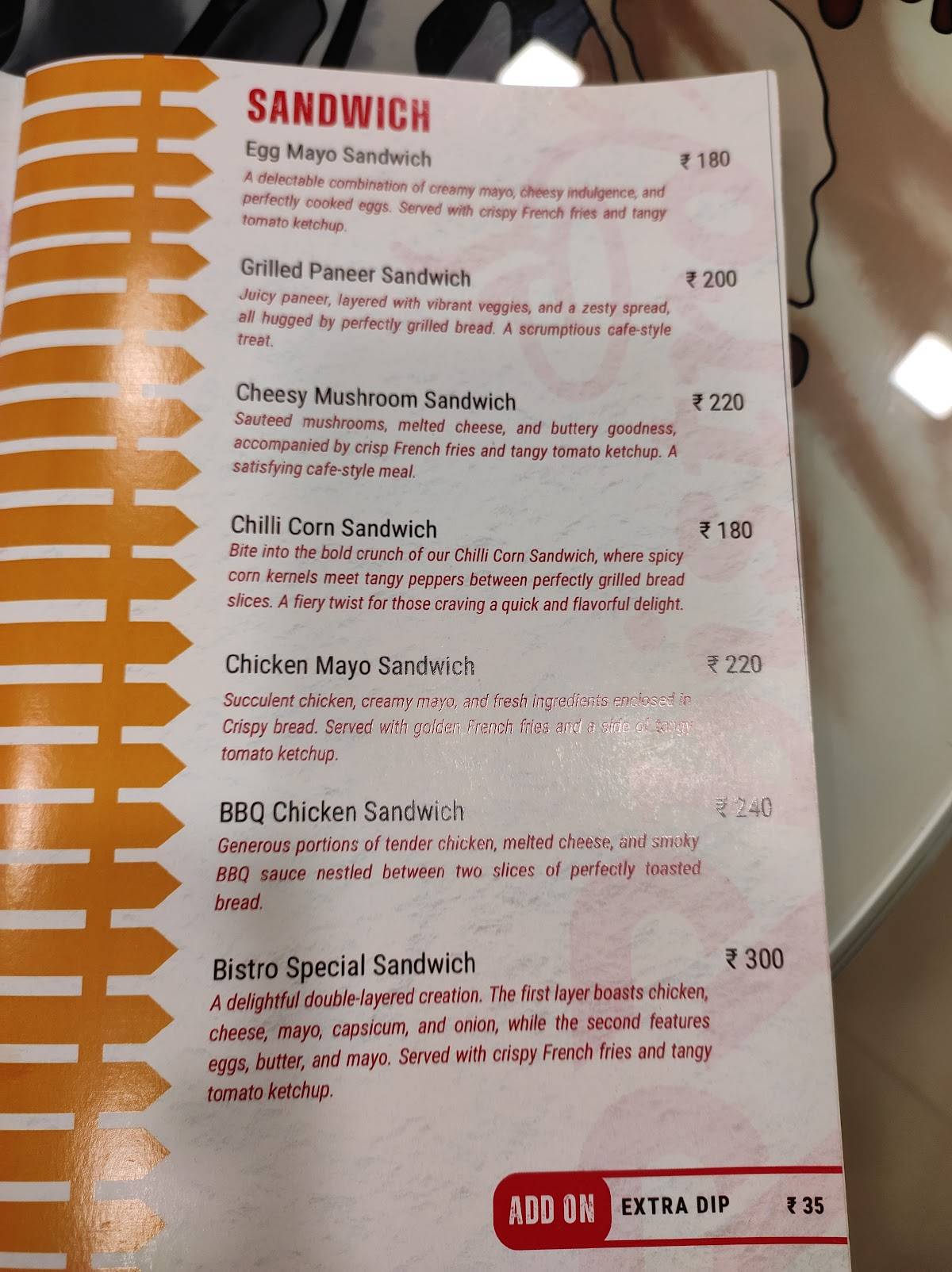 RR Bistro - A Unit of RR Cafe menu