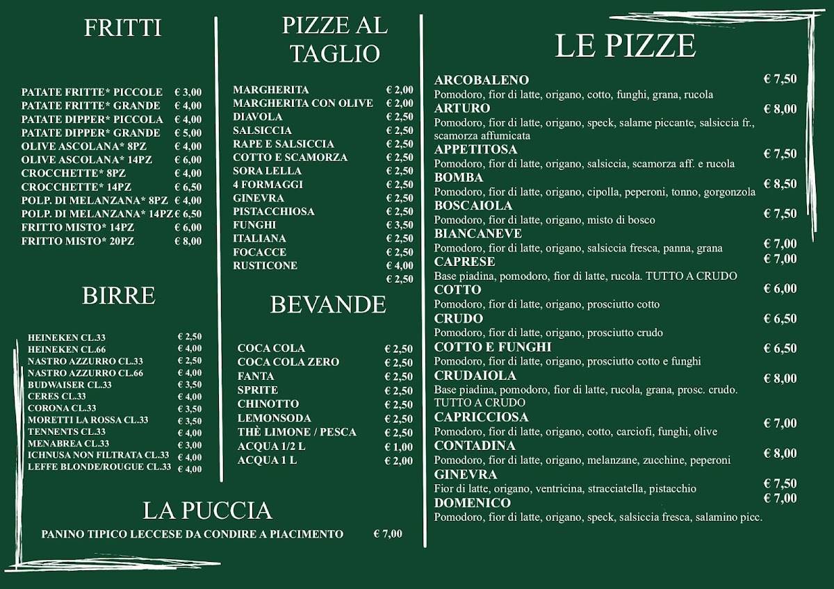 Menu di Re Artù - Beck's 