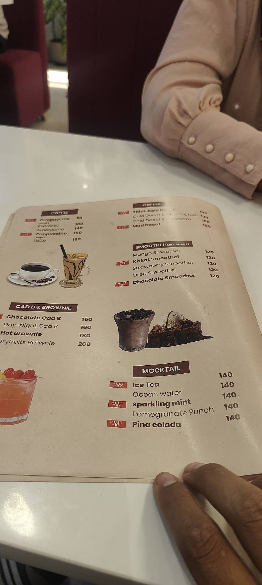 Redeye Cafe menu