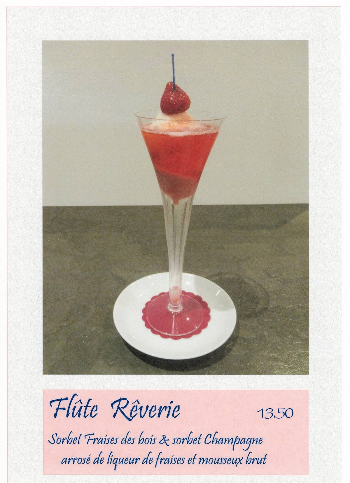 Menu di Restaurant Rêverie 