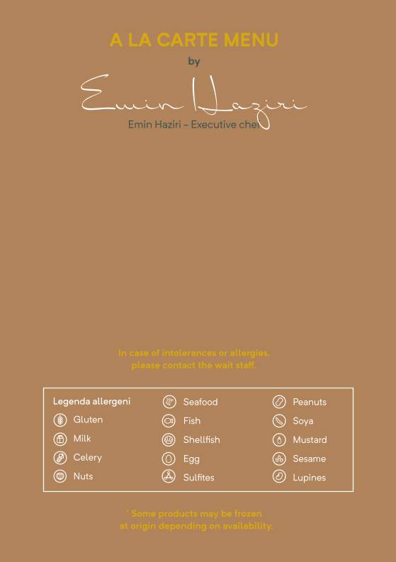 Menu di Ristorante Procaccini Milano 